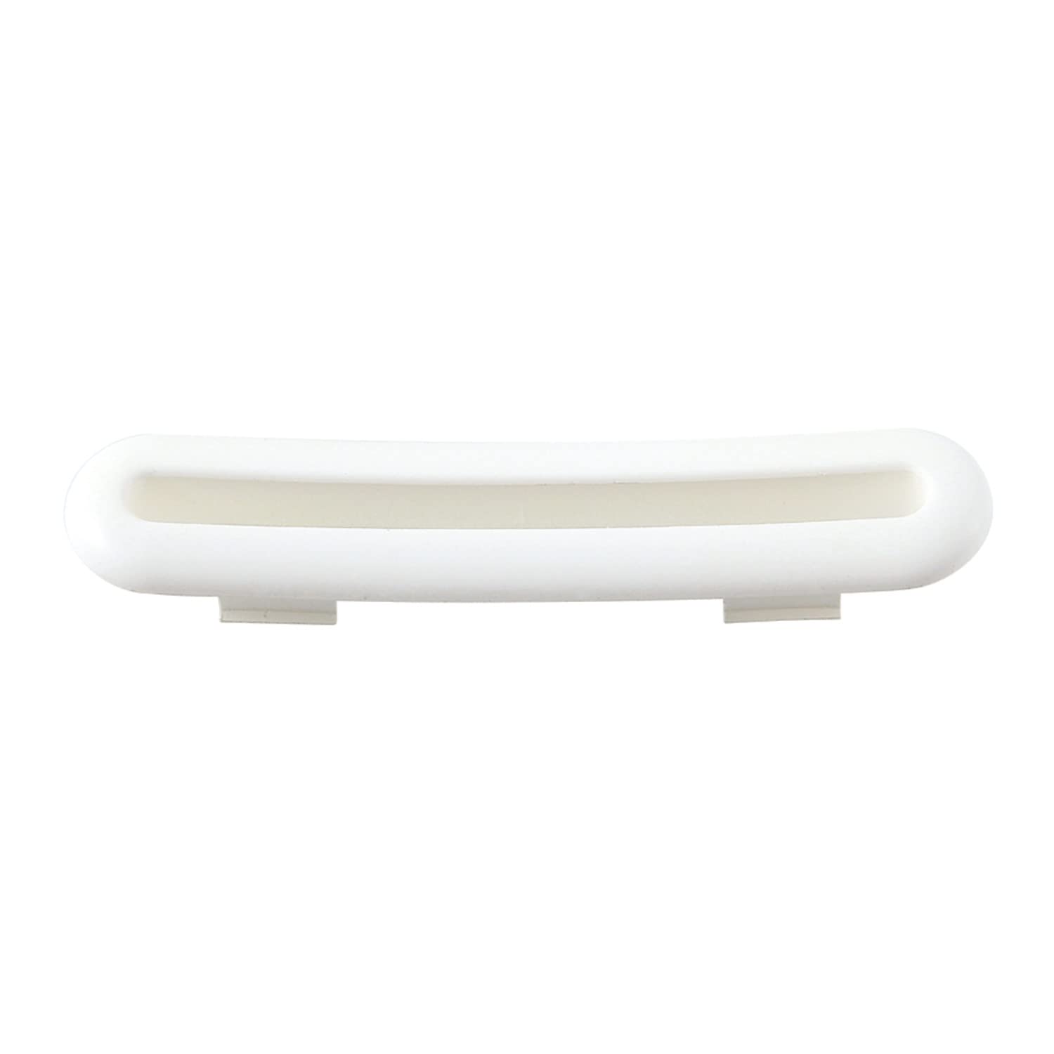 Photo 1 of Kingston Brass TC301W Made To Match Bathtub Overflow Hole Cover, Matte White