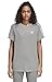 adidas Originals womens 3 Stripes T-shirt T Shirt, Medium Grey Heather/White, Medium US