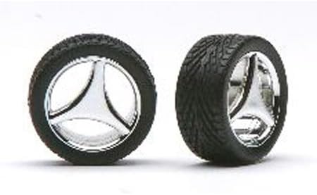 3 Spoke Rims w/Tires, Chrome PGH1210