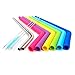 Silicone Reusable Straws for 30 oz Tumbler Yeti / Rtic Complete Bundle - Reusable Silicone Straws Set of 6 - Stainless Steel Straws Extra Long - Brushes and Storage Pouch Included … (multicolour)