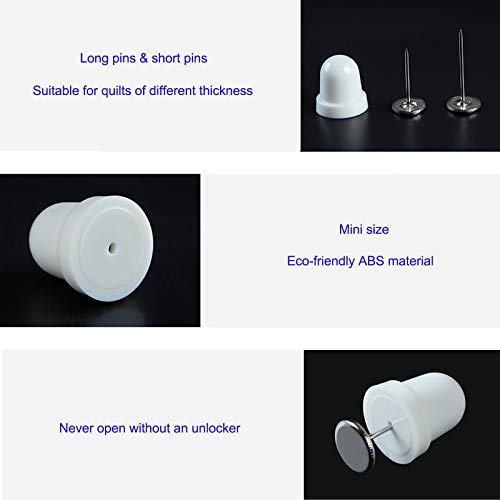 LittleJimmy Duvet Clips, Quilt Clips Keeps Comforter from Shifting in