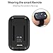 iafer Remote Compatible with GoPro HERO6 Black, HERO5 Black, HERO5 Session, Hero 4 Black, HERO4 Silver, HERO5 Session, Hero+ LCD, Hero+, WiFi Waterproof Remote Control with Charing Cable Wrist Strap