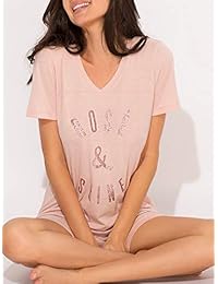 Smart+Sexy - Camisa de dormir para mujer con cuello en V