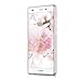 kwmobile Clear Case Compatible with Huawei P8 Lite (2015) - TPU Smartphone Backcover - Indian Sun Light Pink/White/Transparent