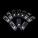 10 Sets Makeup Cosmetic Empty Aluminum Eyeshadow Eye Shadow Pigment Pans Palette Case by Team-Management