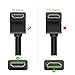 UGREEN HDMI Cable Right Angle 4K 90 Degree HDMI Cord High Speed Down Angle HDMI 2.0 Cable, 4K@60Hz HD 3D 1080P ARC Compatible for Laptop Monitor Nintendo Switch 2 Xbox PS5 PC TV 3.3FT