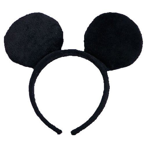 Black Mr. Mouse Ears By Dress Up America