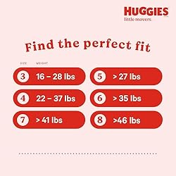 Huggies Size 8 Diapers, Little Movers Baby