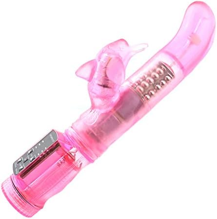 Portable Waterproof 10 Frequency Large Size Rabbit Pleasure Sport for Women, Pink