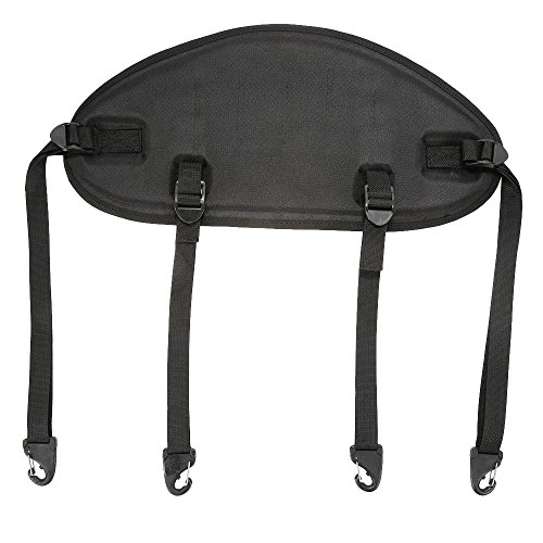 ZHX ?1pc Adjustable Kayaking Canoeing Sit On Top Kayak Seat Back Rest Seat Backrest Support Back Pad Band Antiskid Cushiony Black