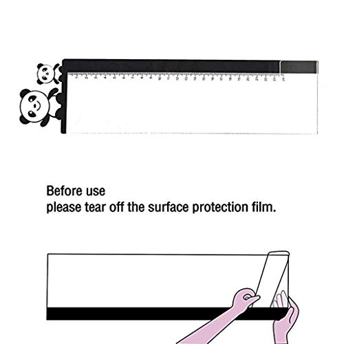 Eraimp Right Computer Monitors Side Panel/Acrylic Message Boards Memo Pads - Cute Owl&Pandas - Notes Memo Board for Computer Monitors(2Pack/Set)