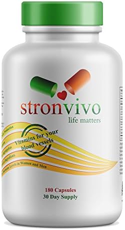 Stronvivo 30 Day Informed-Choice Certified Pharmaceutical Grade Nutraceutical Increase Endothelium Health/Increased Nitric Oxide Production/Improved Circulation/Better Blood Flow/Testosterone Support and Healthy Sexual Functioning for Men and Women