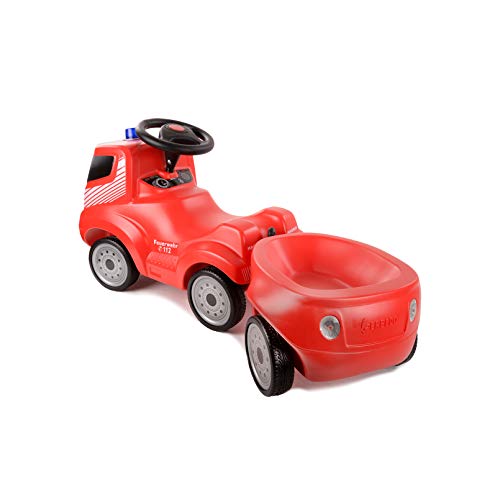 Ferbedo 036334 Ride-On, rot, Rutschfahrzeug, Kinderauto Rutscher Trailer – Bild 4