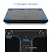Hippih Digital Body Weight Bathroom Scale with Step-On Technology 400 Pounds, Tempered Glass, Digital Weight Scale Backlit LCD Display D-014SE