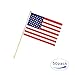 USA Stick Flag,50 Pack Hand Held Small US American Nations Flag With Wood Pole Mini International Countries World Flags Banner On Sticks,Party Decorations For Parades,4th Of July,School Sport Events