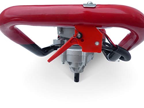 KnappWulf Erdbohrer Pfahlbohrer KW365 inkl. 3 Aufsätze 100, 150, 200mm – Bild 4