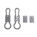 MecArmy CH22 Titanium Two-Way Anti-Lost Keychain Carabiner Keyring