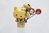 Hello Kitty Go Around Singapore Collectible Figurine - Gold Electroplated Edition