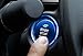 iJDMTOY 2pc Set Blue Aluminum Keyless Engine Push Start Button & Surrounding Decoration Ring For Mazda 3 6 CX-3 CX-5 CX-9 MX-5 w/Push Start Engine Feature