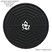 LILLC Set of 9 Silicone Drink Coasters with Holder for Coffee Table, Dining Table Decor - Non-Slip, Leakproof, Heat Resistant, BPA Free, Dishwasher Safe, 4