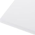 Rebower 48" x 6" x 1/4" HDPE Plastic Sheet, High Density Polyethylene Sheet Cutting Board White Solid Block, [for DIY, Home Floor]