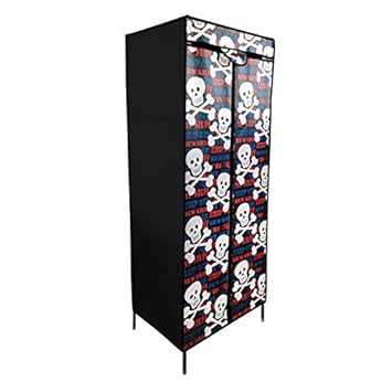 Kids Childrens Storage Wardrobe Cabinet Unit Canvas Fabric Bedroom