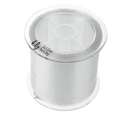 Kuinayouyi 500m 0.32mm Starke Monofilament Nylon Angelschnur Transparent – Bild 7