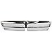 Grille for Dodge Full Size P/U 94-02 Honeycomb Insert Chrome Shell/Painted-Silver Insert Old Body Style