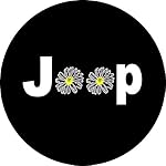 Jeep Daisy Spare Tire Cover (Select popular sizes in drop down menu or contact us-ALL SIZES AVAILABLE)