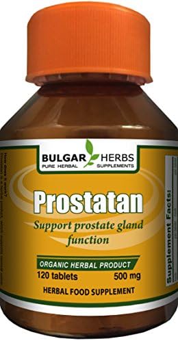 Prostatan - Natural Support for Prostate Gland Function |Non-GMO, Gluten-Free | Pure Bulgarian Herbal Extract of Hazel, Thistle, Small Flowered Willow and Golden Rod - 100 Tablets, 500 Mg