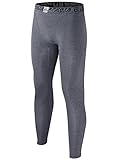 EU Men's Compression Tight Pants Base Layer Running Leggings Grey Large
