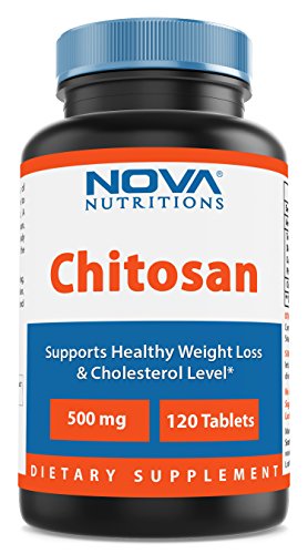 Chitosan 500 mg 120 Tablets by Nova Nutritions Chitosan 500 mg 120 Tablets by Nova Nutritions