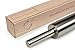 RollerMaster Rolling Pin - 25% Less Effort Working the Dough - Upgrade Your Baking - Non-Stick & Zero Maintenance - French Metal Stainless Steel Construction (Non Marble Pins) - [Gift Packaging]