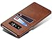 Superstart Galaxy Note 8 Cow Leather Case, Luxury Classical Soft Comfortable Slim Credit Card Slot Back Full Body Leather Wallet Case for Samsung Galaxy Note 8-Brown