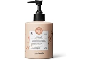 Maria Nila Colour Refresh, Cacao 300 ml, Brown Hair mask, Semi-Permanent Pigments, 100% Vegan & Sulfate/Paraben free