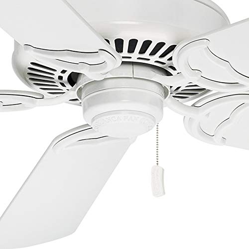 Casablanca Fan 52 inch Contemporary Snow White Outdoor Ceiling Fan - Pull Chain Included (Certified Refurbished) - Thumbnail 2