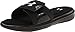 Under Armour Boys' Ignite IV Slide, Black (001)/White, 4