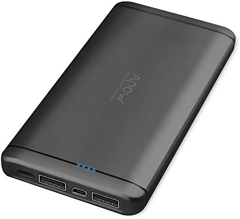 Portable Charger，Power Bank，10000mAh Portable Charger Fast Charging,Dual USB Port External Battery Charger for iPhone, iPad, Samsung Galaxy, Smart Phone,tablet(black)