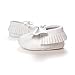 Vanbuy Baby Girl Soft Sole Shoes Cute Bow Tassel Moccasins Infant Toddler Crib Shoes WB01-White-S