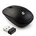 iXCC 2.4GHz Wireless Mouse with Long Lifespan Buttons and Nano USB Receiver for PC, Mac, Netbook, Laptop or More - Black