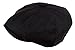 Men's Wool Blend Applejack Houndstooth Plaid Ivy Newsboy Hat (Black, One Size)