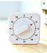 Demarkt Mechanical Kitchen Timer/60 Mins/White