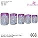 Bling Art False Nails French Fake Pink Butterfly Squoval 24 Acrylic Medium Tips
