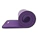 Incline Fit Exercise Mat Ananda 1″ Extra Thick Exercise Mat with Strap – Non Slip Workout Mat for Yoga, Pilates, Stretching, Meditation, Floor & Fitness Exercises, Violetthumb 3