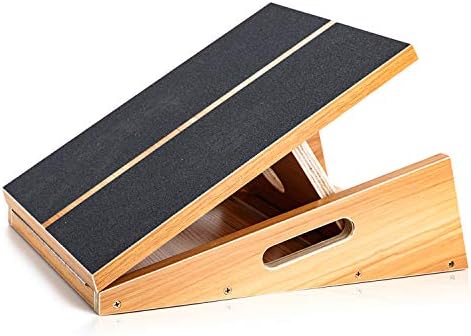 Strongtek ストレッチボード 木製 5段階調整 プロ品質 ふくらはぎ 足首 足 アキレス腱 手軽 運動 股関節 ストロングテック 太もも 与え ながらストレッチング 健康 器具