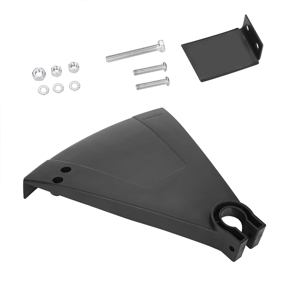 Lwuey Plastic Guard for Strimmer Trimmer, Fits 1 inch 25mm 25.4mm Curved Shaft Safety Protection from Flying Debris Impact Resistant Universal Home Garden Lawn Petrol Strimmers Mantain Accessories