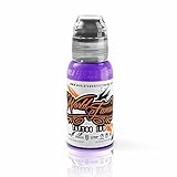World Famous Tattoo Ink – Vegan-Friendly Professional Tattooing Inks – Purple Heart, 1/2 Ounce