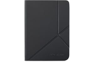 Kobo Clara Colour/BW SleepCover Case | Black | Sleep/Wake Technology | Built-in 2-Way Stand | Vegan Leather | Compatible with