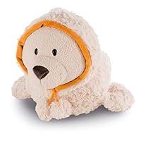 NICI 42018 Winter Cuddly Toy Seal Cozylou, 50 cm, Beige, Approx. 50