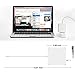 SODYSNAY R60-L Replacement Macbook Pro Charger, L-Tip 60W Magsafe Power Adapter For Apple Macbook Pro 13-inch A1181 A1278 A1184 A1330 A1342, L-Shape Magnetic connector 16.5V 3.65A … (60w-L-Tips-White)